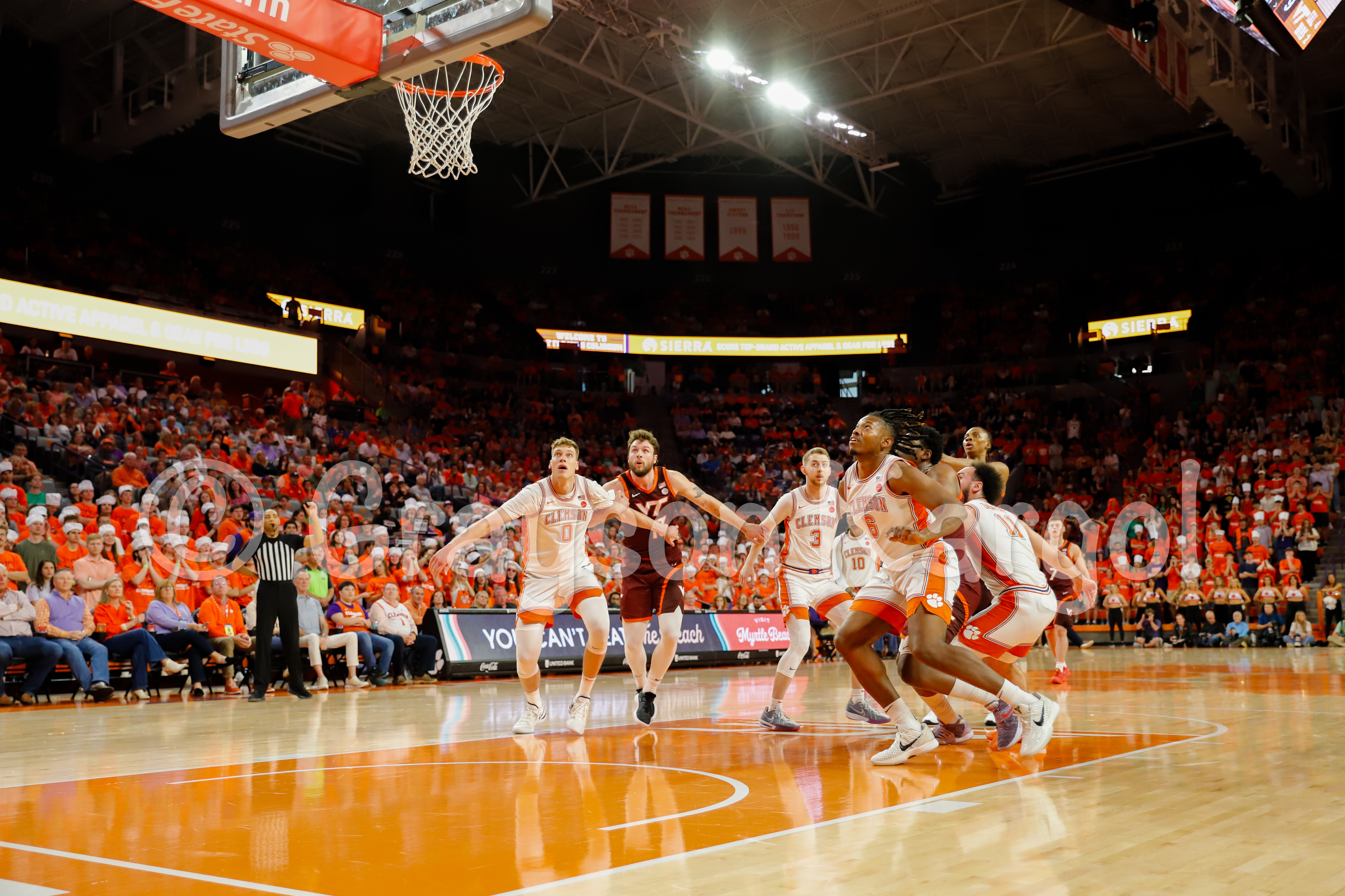 Clemson Mens Basketball vs VT on 3/8/25